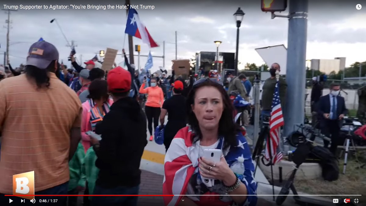 White people and a giant Hispanic or Samoan.TEXAS FLAG!