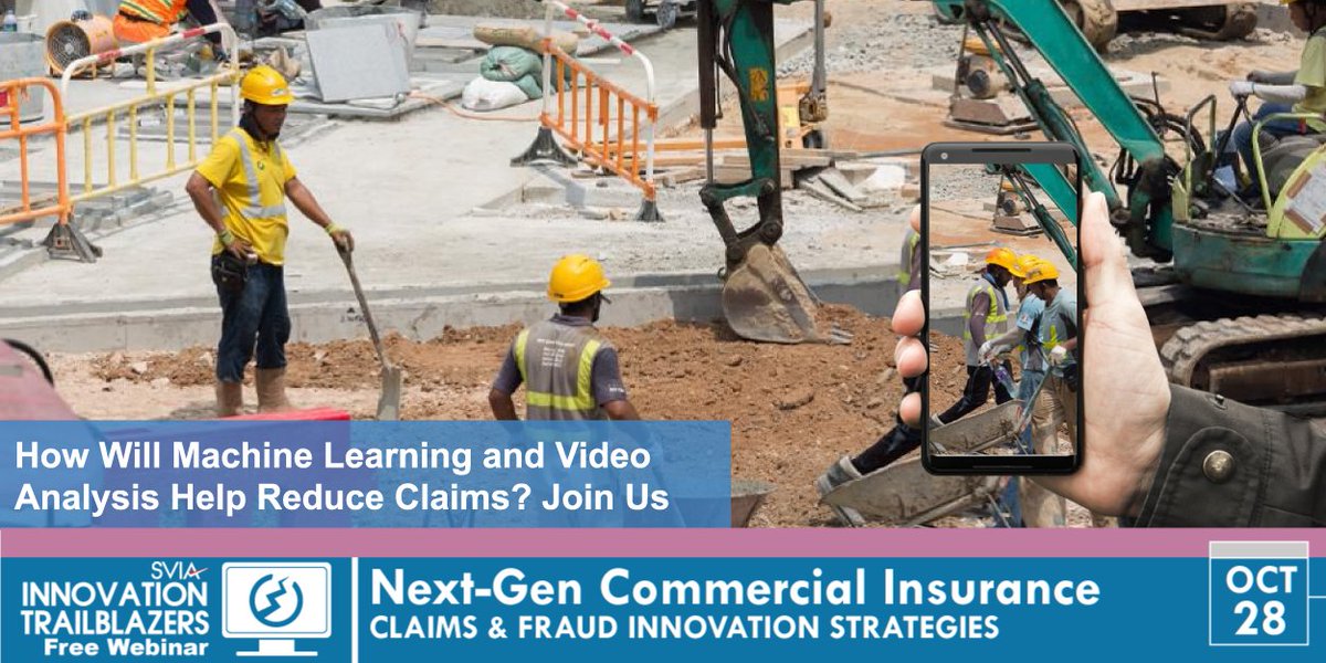 Claims Reduction, AI & Video Analysis? Join Us →  ow.ly/H8ds50A8pS9 | #Insurance #CommercialInsurance #Fraud #Claims #ClaimsReduction #AI #VideoAnalysis #InsurTech #SVIAEvents