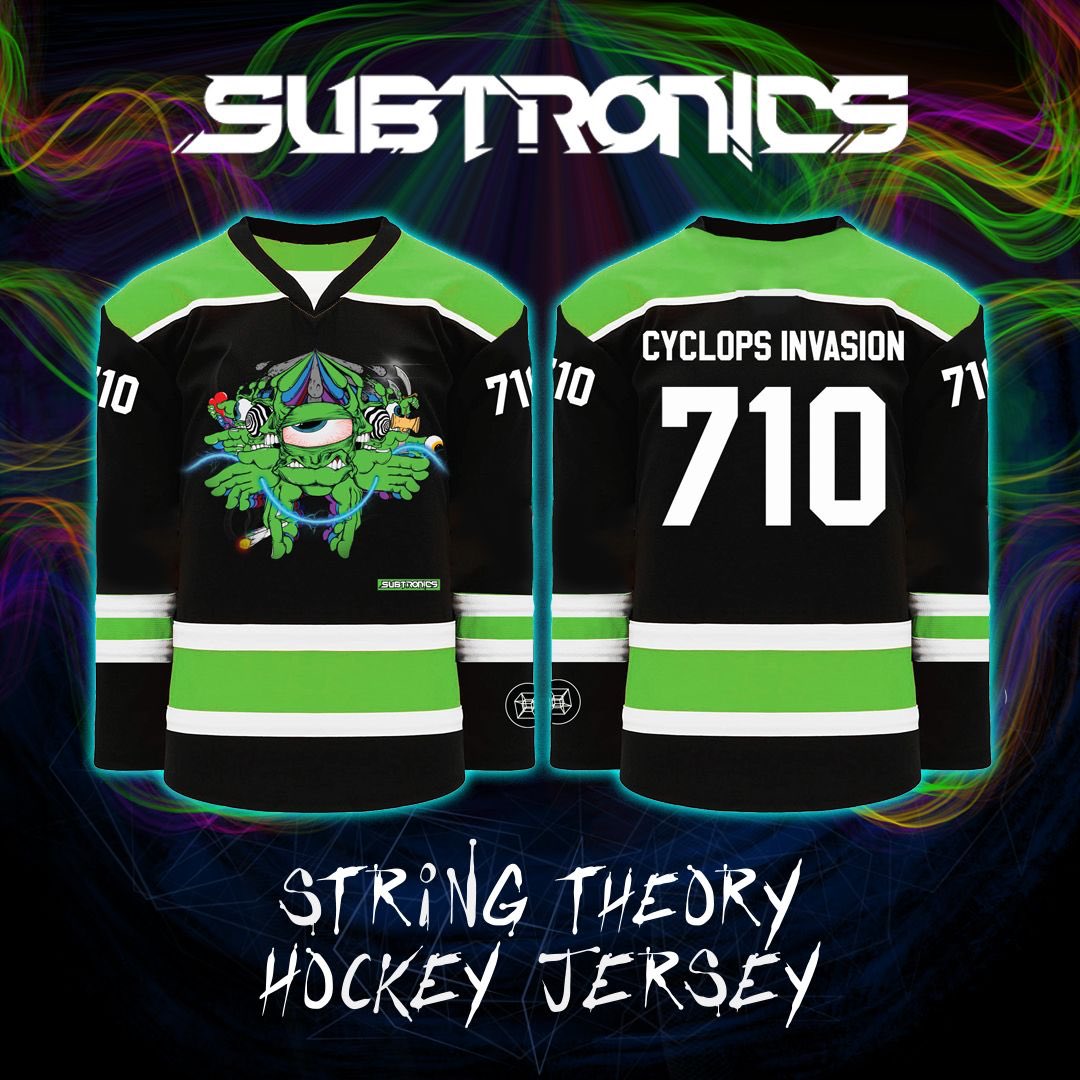 Subtronics's tweet image. GIVING AWAY BRAND NEW STRING THEORY MERCH 
win a string theory jersey, pashmina, and a bunch more! just pre save string theory, like /repost this and tag 3 homies! 
pre save in bio