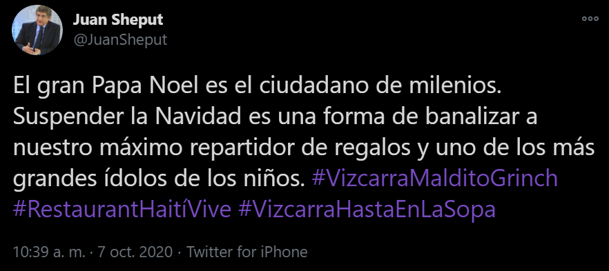 FreddyLvsng80's tweet photo. @JuanSheput Sheput, un peruano consciente.. #NeverCry https://t.co/1ooW7dQJT5