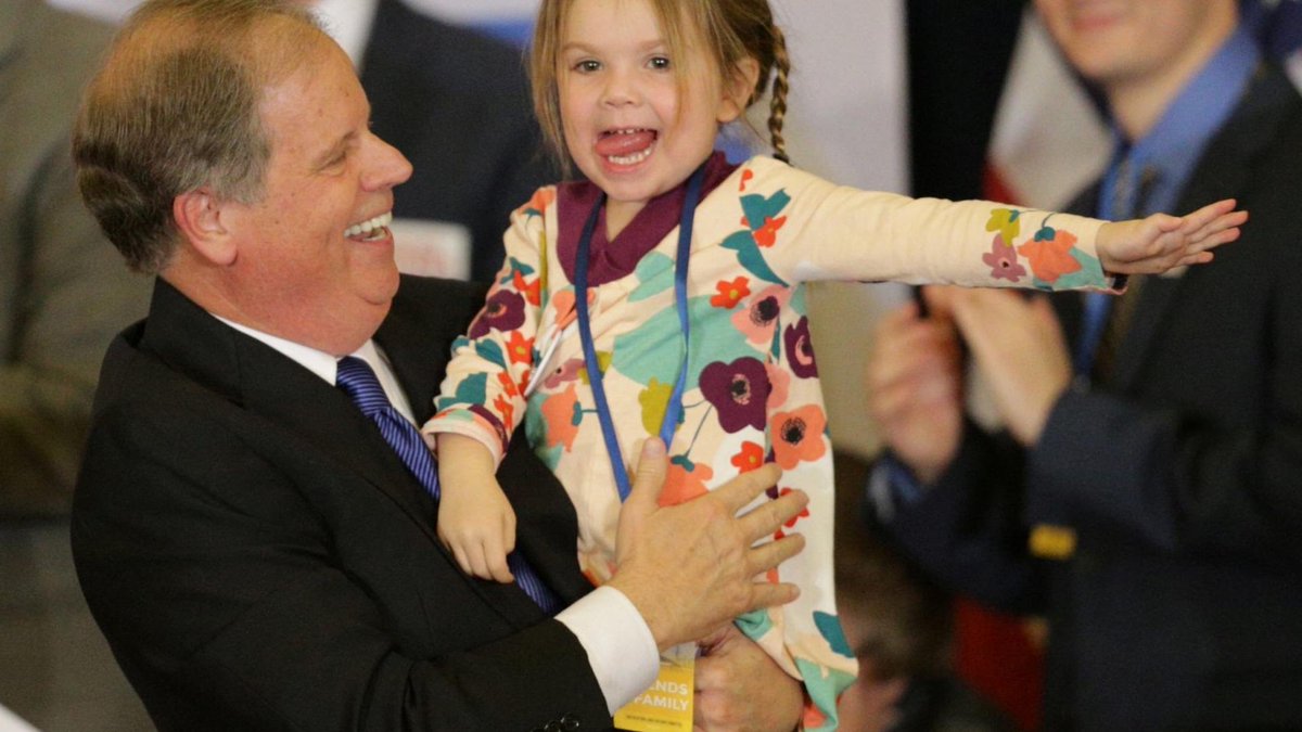 DougJones's tweet image. #ImVotingFor my beautiful granddaughters, and every child in Alabama, so that we can build a state that works for everyone, no matter your zip code, race, religion, gender, or who you love. #OneAlabama