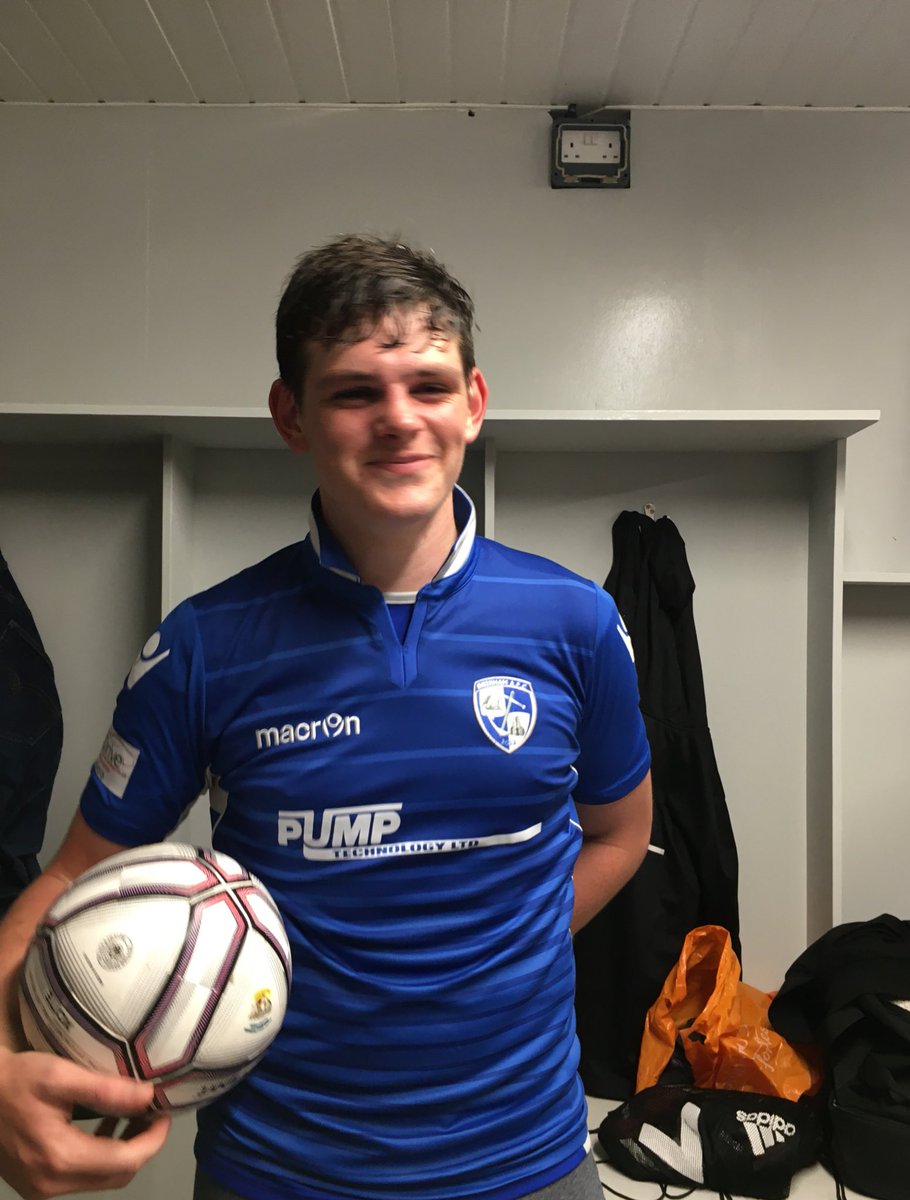 BrixhamAFC's tweet photo. Home debut 3 goals, match ball. What a player. https://t.co/wVIMdcqV2x