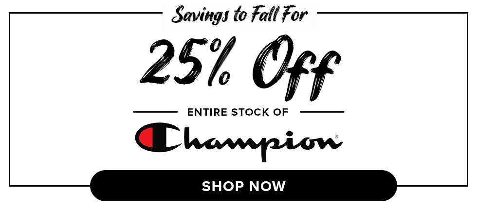 Get ready for the Fall season with all Champion items 25% off!
In-store and Online
Free shipping on orders $49+
gram.bncollege.com/shop/grambling…