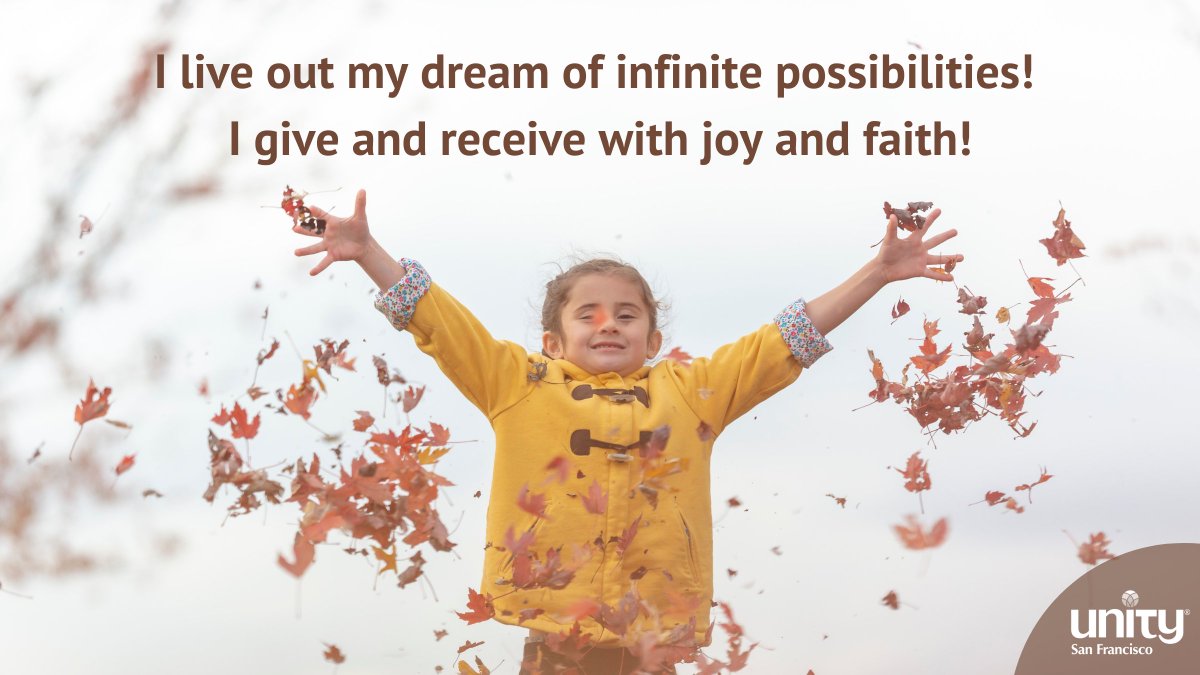 unitysf_240page's tweet image. Today&apos;s affirmation! #transformationalaffirmation #unity #unitysf #LiveYourDreams #faith