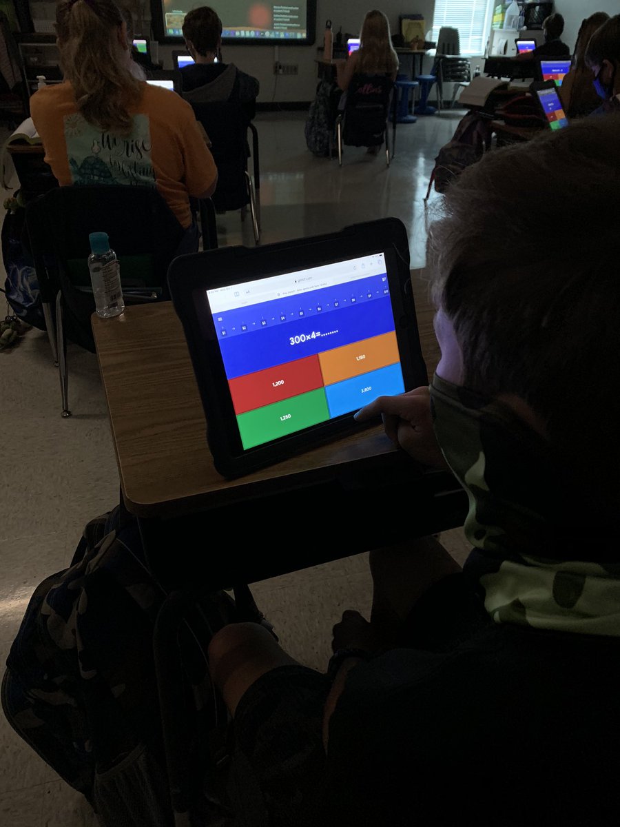 mjfleming5's tweet photo. We had so much fun trying out the new “The Floor is Lava” feature using @gimkit kit collab to practice multiplication! https://t.co/lgVbadE4A7