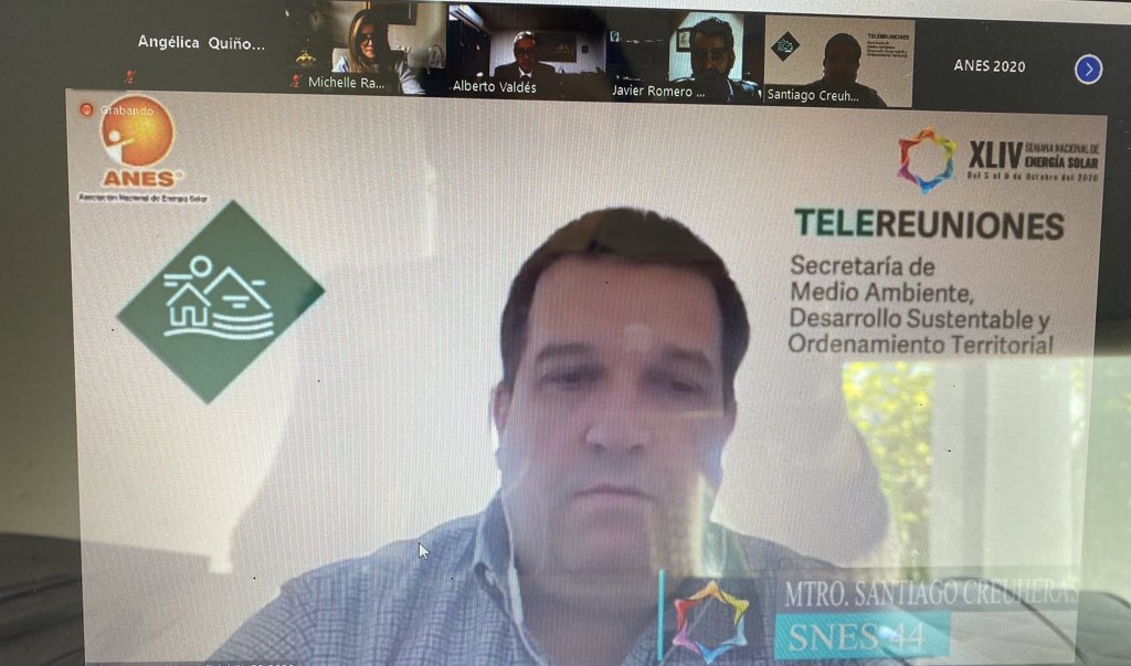 Ahora en el panel del “Rol de los gobiernos estatales en la #TransicionEnergetica ” panelistas de lujo <a href="/screuheras/">Santiago Creuheras</a>, <a href="/AlValdes1/">Alberto Valdés</a> , Javier Romero y Michell Ramirez #SemanaNacionalDeEnergiaSolar44