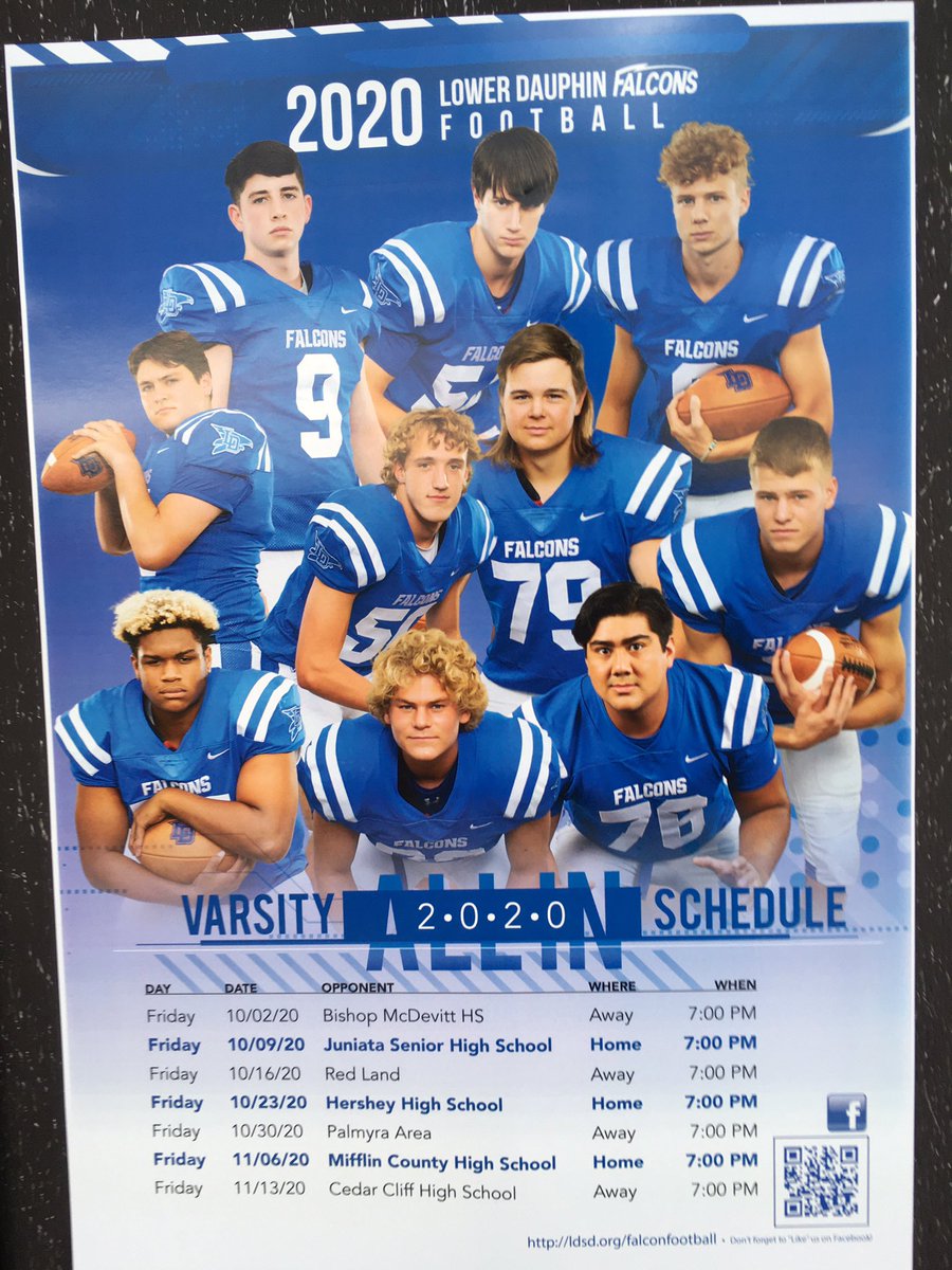 CoachKlock's tweet image. Poster schedules arrived today and we found out we can have fans at Hersheypark Stadium! This is a good day!!
ALL IN!