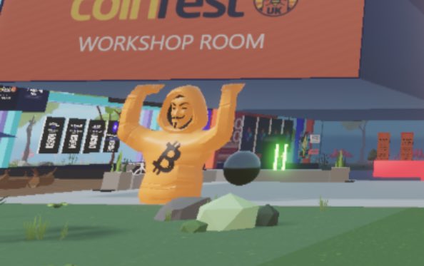 CryptoArtEvent's tweet photo. Some awesome ideas bouncing around for the #BTCMAN! https://t.co/VhNhzQ8fmP