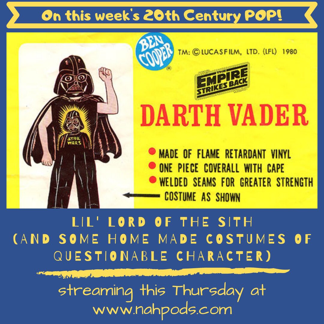 20popcast's tweet photo. It’s a look at some less than stellar costumes  @rhcanning &amp; @subcultist  wore as kids on a special bonus episode of 20th Century Pop, streaming tomorrow at https://t.co/s2s1B986CB. https://t.co/BnkGcq42X5