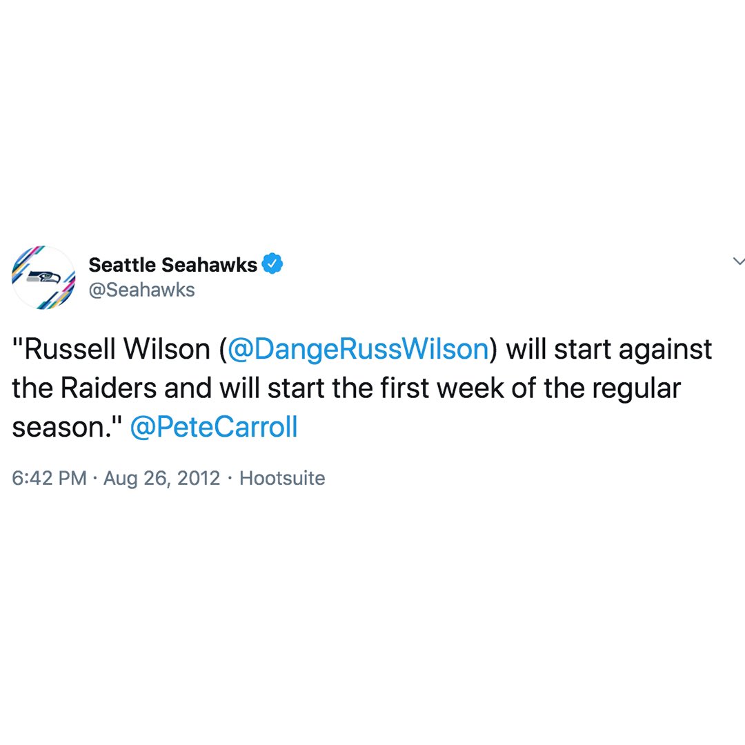 Seattle Seahawks tweet media