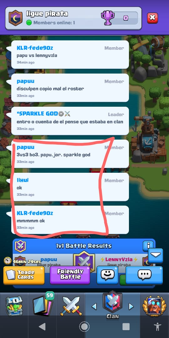 Jajajajaja tenee que modificar las reglas en pleno partido para ganar 
@_PiratesLeague 
Con organizadores asi es al pedo jugar  
El formato de 3v3 bo3 lo cambia a bo1 cuando ya ivan perdiendo 
Y despues salir del clan declarando que perdimos solo por que el organizador le pinto