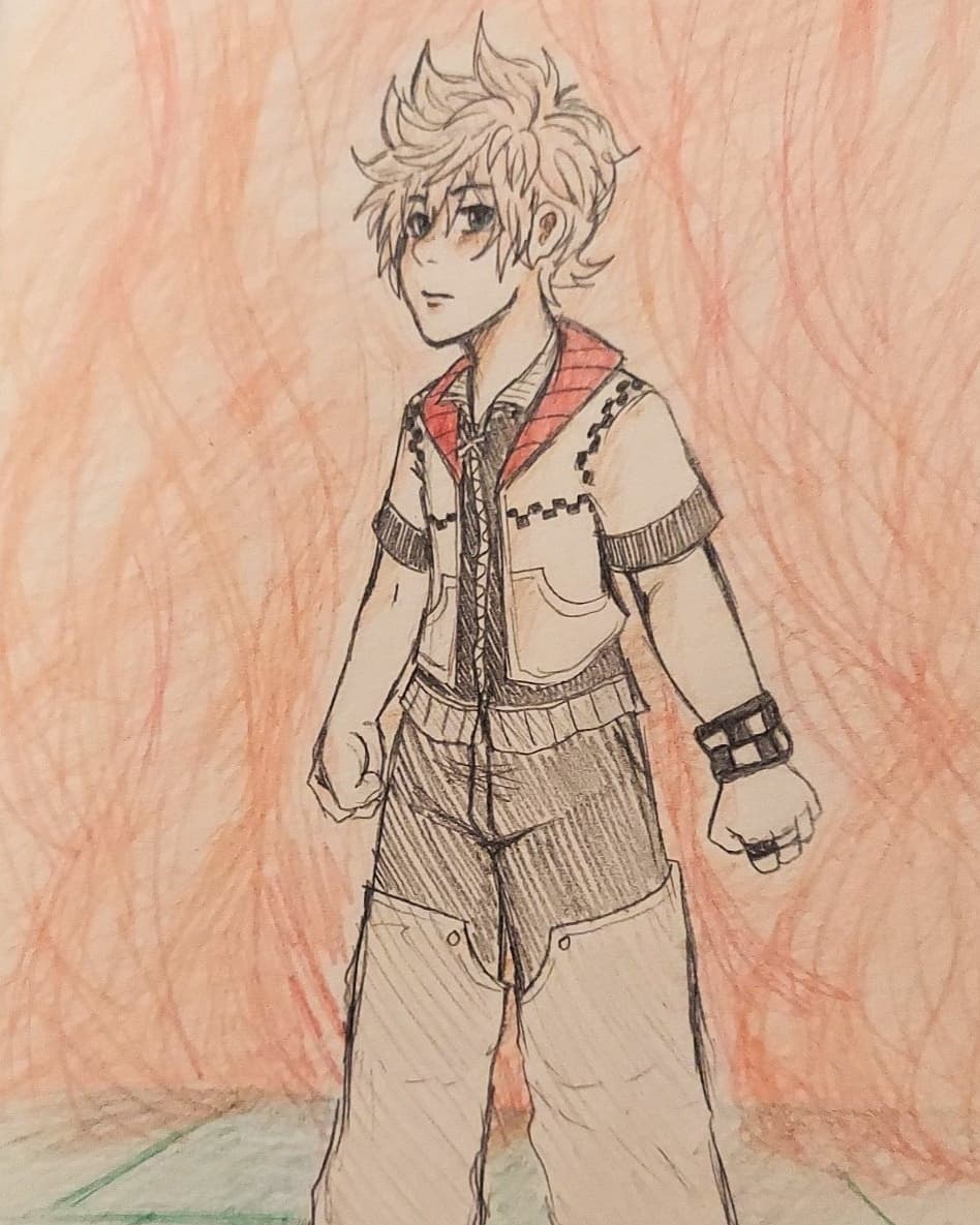 ArtofaNobody's tweet photo. #OctoberGenerator Day 7 - Burn
This scene will always get me 
#roxas #kingdomhearts #myart https://t.co/M90k28jzWB