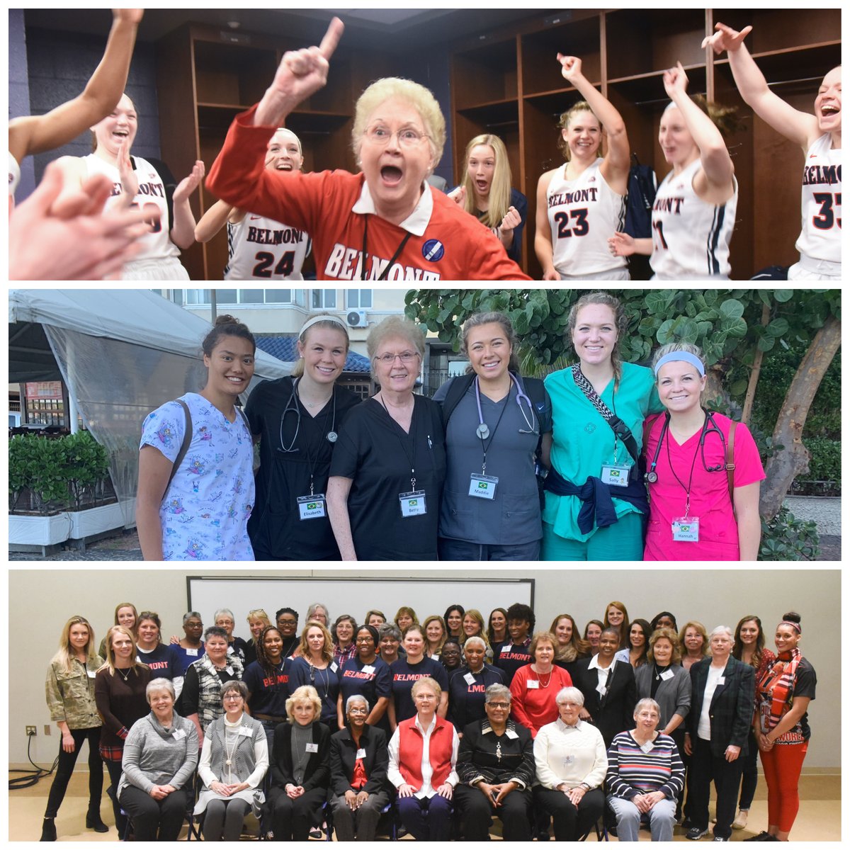 BelmontWBB's tweet photo. How it started                            How it's going https://t.co/0TZcG1P86T
