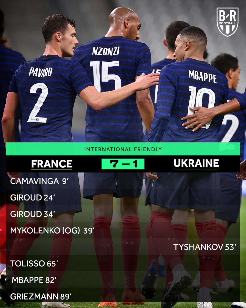 brfootball's tweet photo. France are still a problem 👊 https://t.co/Kro0dUGM2t