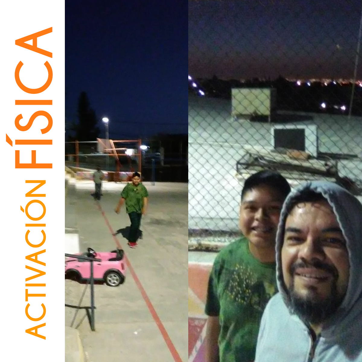 Our teenagers Oswaldo and Josue, together with Juan Carlos, the youth program coordinator, started today a physical activation club, took advantage of the beautiful sunrise to exercise and improve their health.