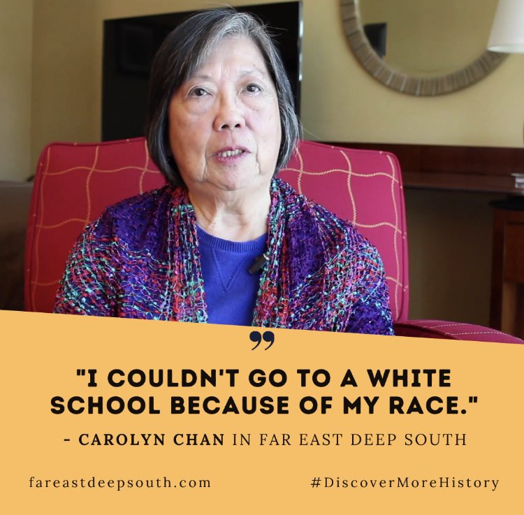FarEastDeepSo's tweet image. Meet Carolyn Chan, Past Nat’l Prez of @CACAnational who’s featured in our film. She attended a segregated Chinese school in Greenville, MS. She couldn’t get hired as a teacher in MS cuz of her race too. We’ve come a long way to see @KamalaHarris run 4 VP #AAPISheRose #HERstory