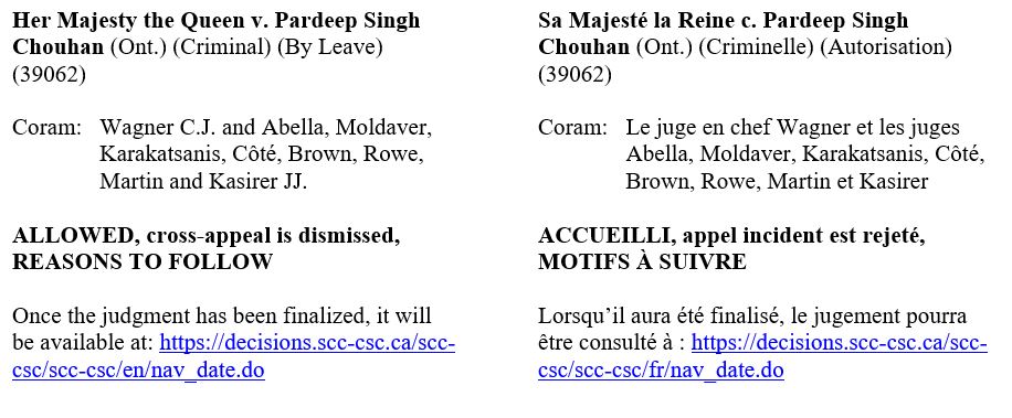 supreme court of canada decisions 2020