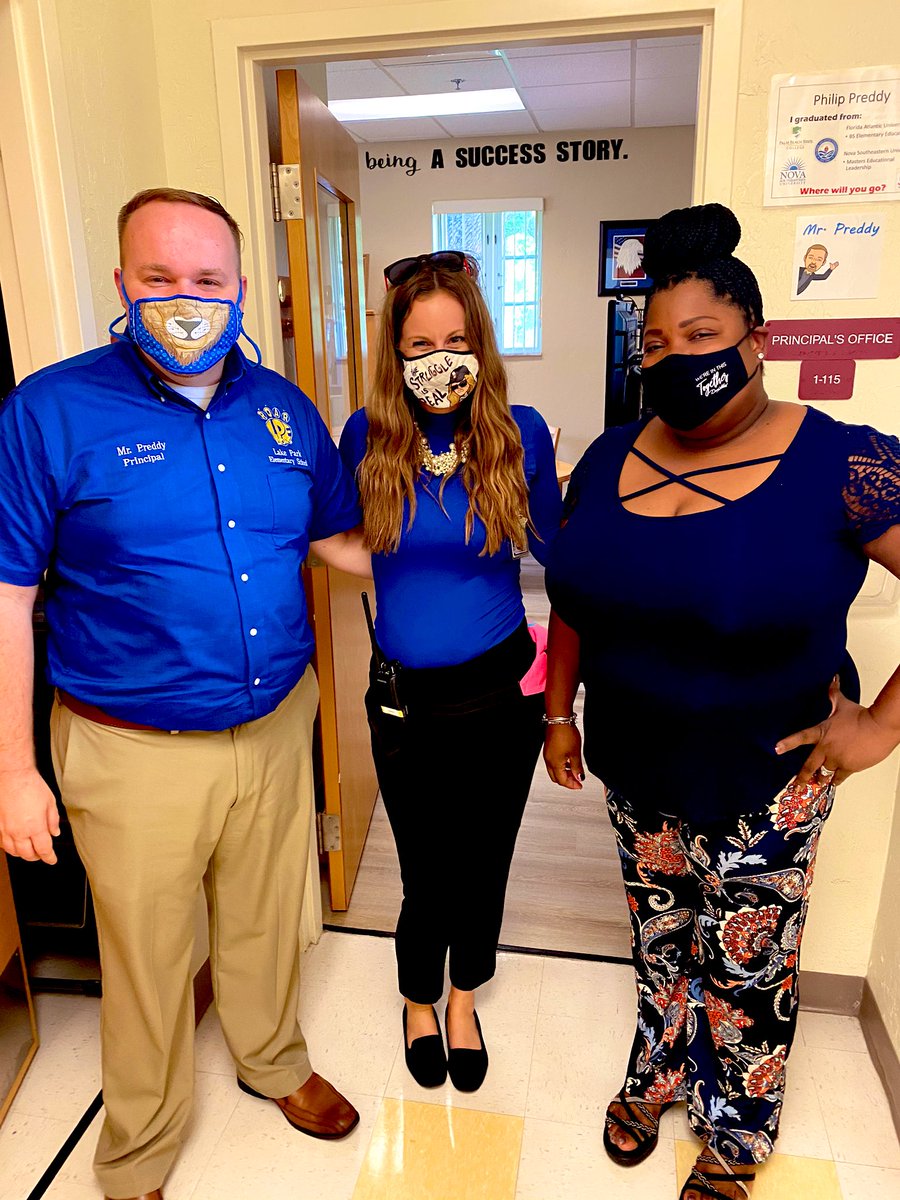 Lake_Park_Lions's tweet photo. Wearing BLUE to show how much LPE wants to #StompOutBullyng once and for all!!! #BlueUp #ROAR #StrongerThanEver #ProudLion #kidsdeserveit @mlambrou88 @philippreddy @LPE_AP @camarokris4 @KyliePelton  @TKellyWilliams1 https://t.co/PSSgGZWsWX