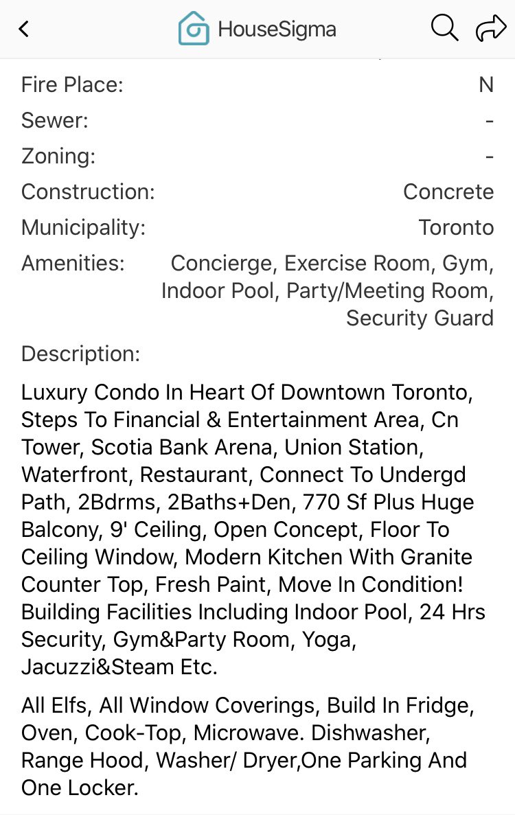 The Latest in Toronto RentsThis luxury 2+1 bd condo was just leased at a $380 discount to the 2017 rented price, with locker & parking incl, after several botched attempts to find a baggie for $800KLikely rolling this condo back to 2014 levels.  #cdnecon