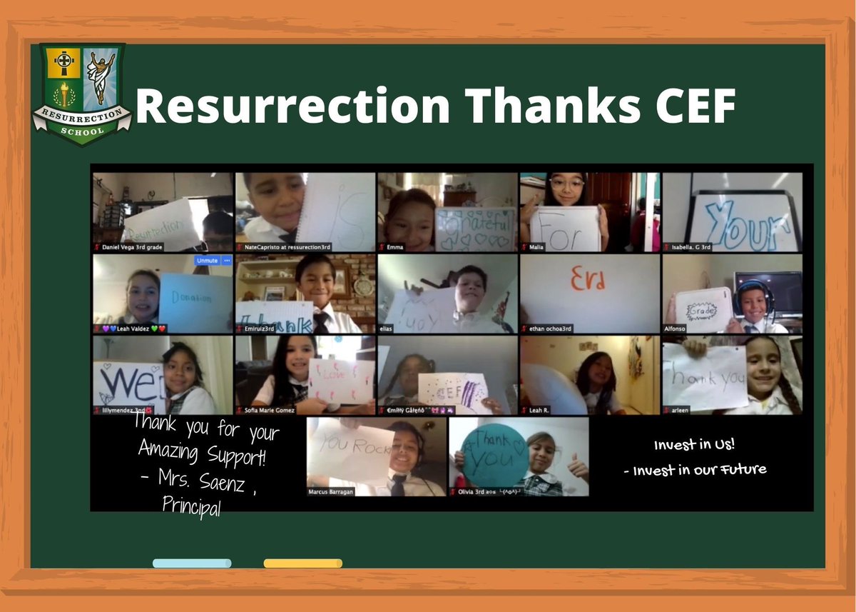 ResurrectionSc's tweet image. Thank you @CEFDN we appreciate your dedication and support.  @CatholicEdLA