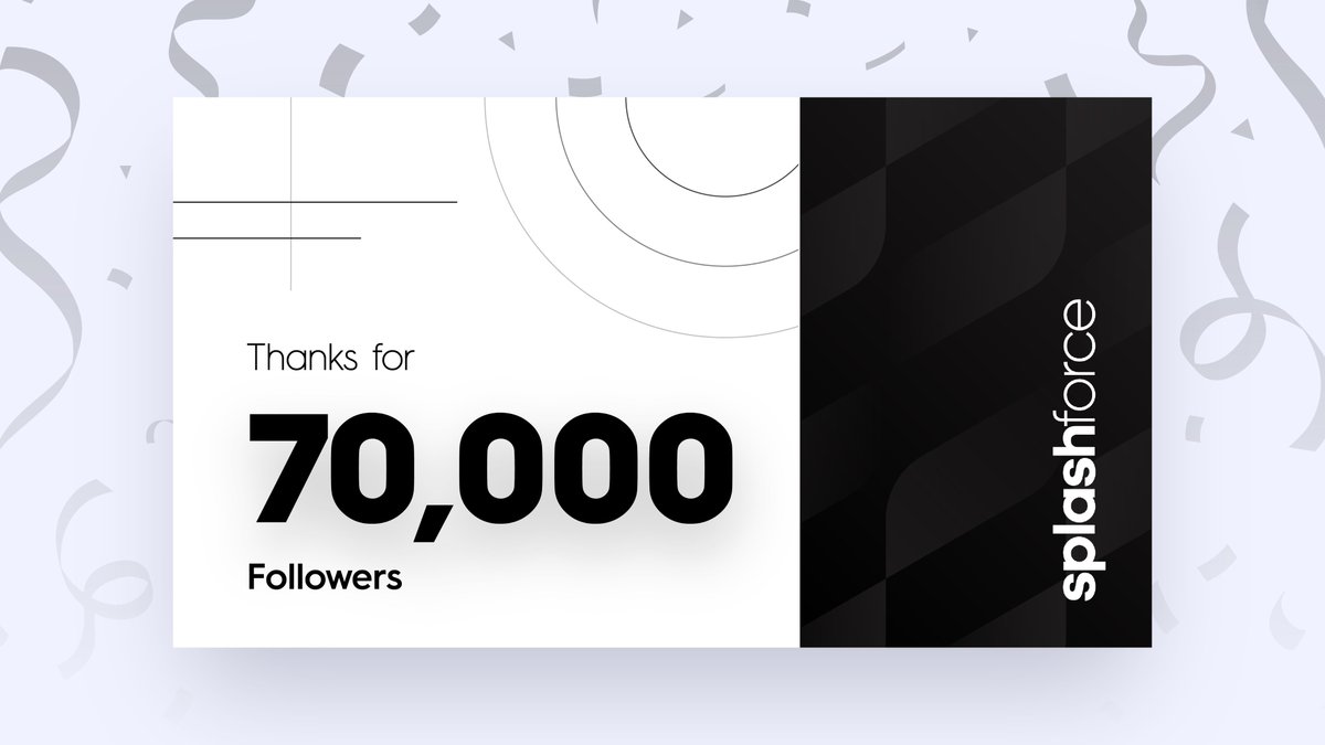 Splashforcebot's tweet image. Thank you for 70K! We appreciate everyone's support &amp;amp; have been hard at work to bring our users something revolutionary soon. 🤫🥳

Let's celebrate by giving away a Splashforce key, simply Retweet &amp;amp; Reply '🌊' to enter.