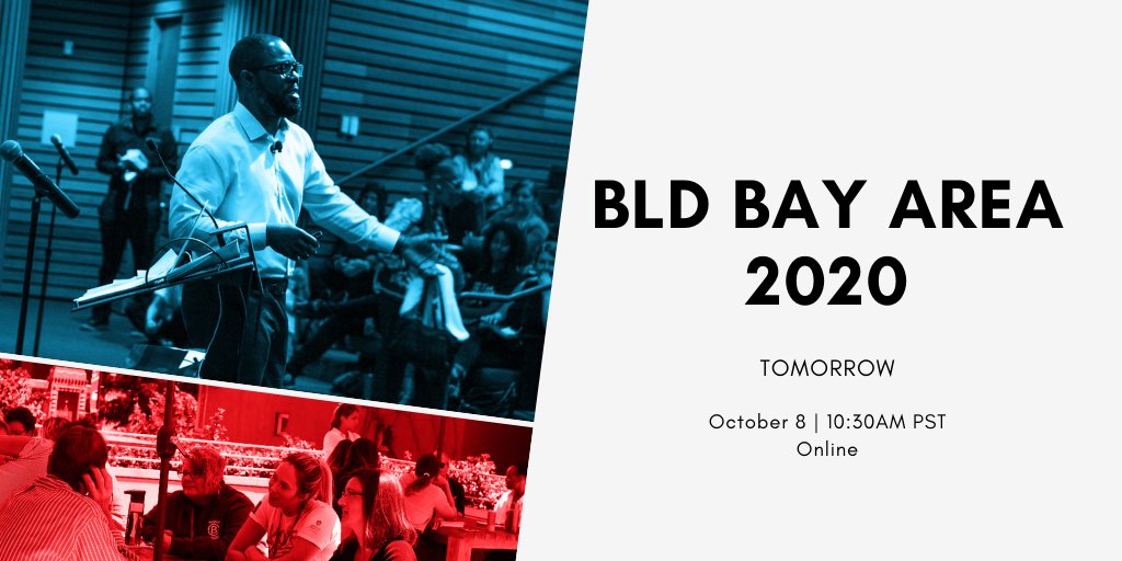 BLD 2020 is tomorrow! We're excited to welcome you all to our biggest event of the year. Looking forward to something in particular? Let us know in the comments! 

Still need to register? Snag one of the last remaining tickets here: bld-bay-area-2020.eventbrite.com