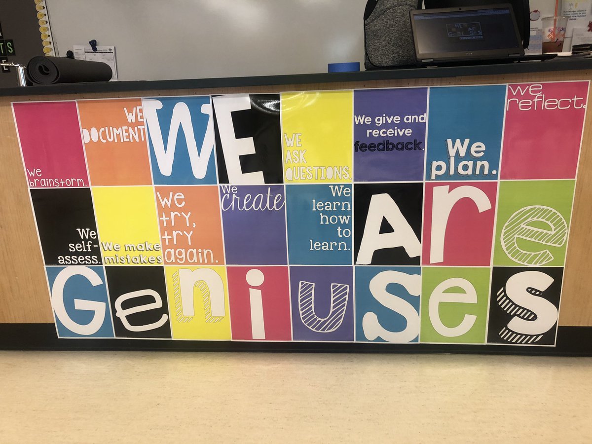 Students coming back in the building means my room got some new posters!