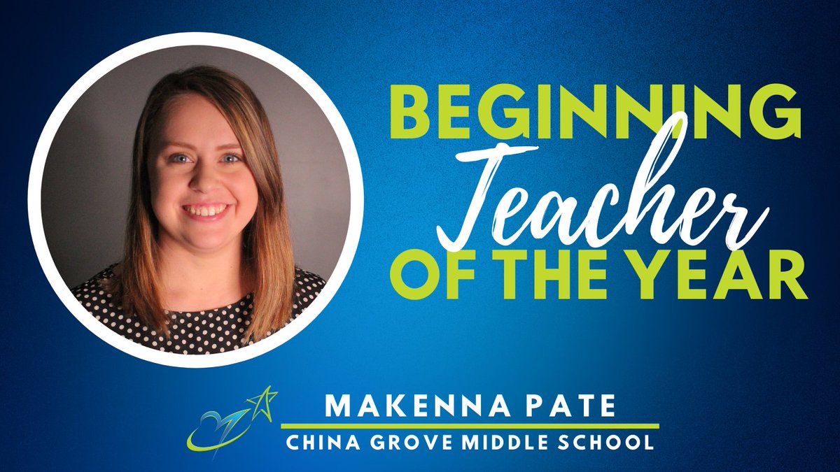 Congratulations to <a href="/CGMS_RedDevils/">CGMS</a> teacher Makenna Pate!

#rssconnects