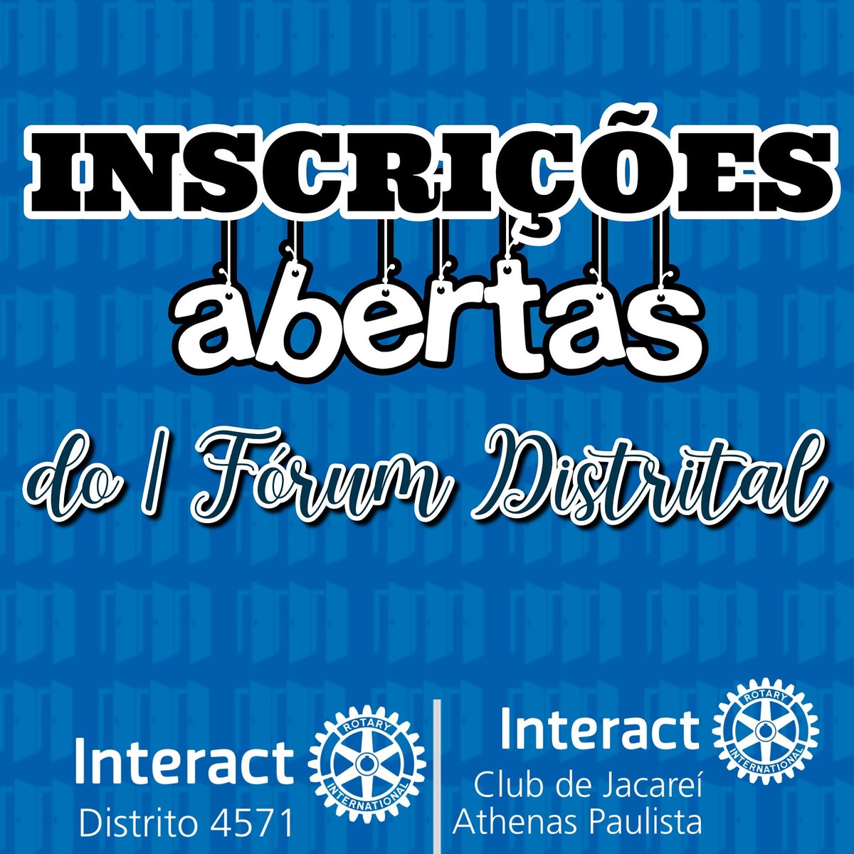4571Distrito's tweet image. Alô alô interactianos!! Chegou mais uma novidade!!! As inscrições pro | Fórum Distrital estão *ABERTAS!!*. Se inscreva já, e fique de olho nas redes sociais do interact distrito 4571 que jaja chega mais novidade!!!

Link para inscrição do evento: forms.gle/unhBxGmEa67S8K…