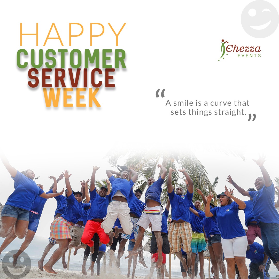 Chezzaevents's tweet photo. Chezza Events, thanks you for your continued support and celebrates you during this Customer Service Week.

You can easily reach us via call/sms/whatsapp 0722466966 at your convenience for any inquiries about our services.

We value you.

#championingcustomerconvinience
#CSW2020 https://t.co/jwgg7FYnsw
