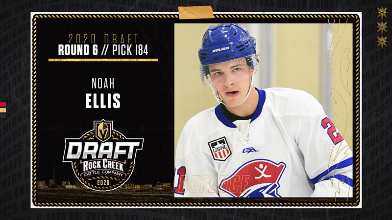 We have selected defenseman Noah Ellis with the 184th pick!!!!

#VegasBorn | #NHLDraft