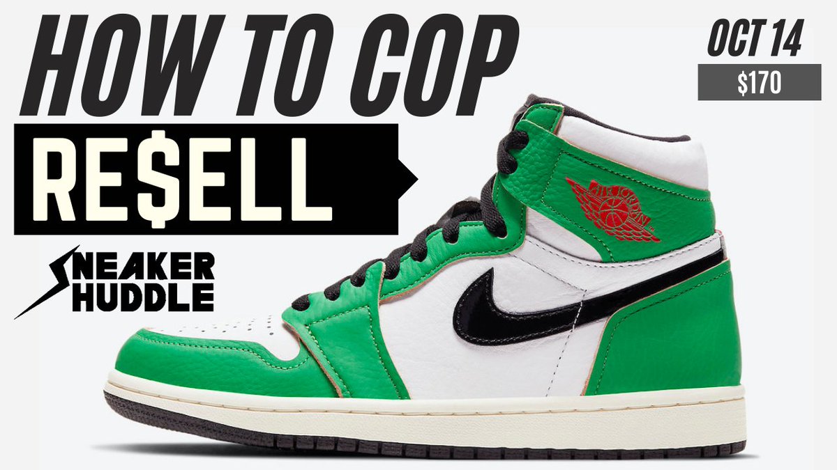 lucky green jordan 1 resell