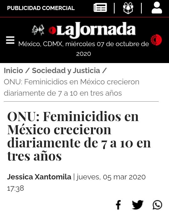 OldManRequiem's tweet photo. De acuerdo a la oficial de derechos humanos de la Oficina del Alto Comisionado de Naciones Unidas para los Derechos Humanos (ONUDH), Nira Cárdenas, los feminicidios en México aumentaron de 7 a 10.5 en tres años (2017-2020).
¿Tienen sentido estas declaraciones? No.
(1/15) https://t.co/KivVmXIpQk