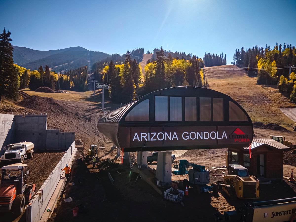 AZSnowbowl's tweet photo. A new lift deserves a new name — today, we’re excited to introduce the Arizona Gondola, the official name for Arizona’s newest &amp; most advanced high-speed lift. Learn more about the rename including details about the lift’s planned operations 👉 https://t.co/LHCrbqgU2u
📸: 10.6.20 https://t.co/kZvgGZNNVB