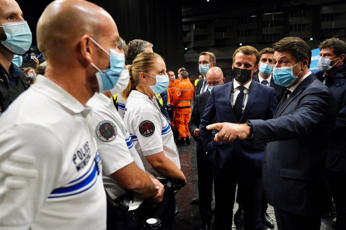 cestrosi's tweet image. Merci pour vos mots, Monsieur le Président @EmmanuelMacron, à l’égard de ces agents exemplaires et pour ce soutien affirmé de l’Etat qui sera aux côtés des victimes et des communes pour la reconstruction. #TempeteAlex