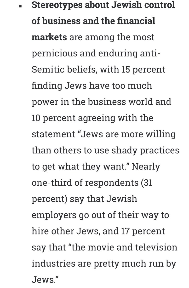 Stemming from the middle ages, Jews are also accused of being greedy materialistic “globalists”. This appears in conspiracies around the Rothschild family, the US Federal Reserve, & International Monetary Fund. Check out the stats from a survey looking at attitudes towards Jews