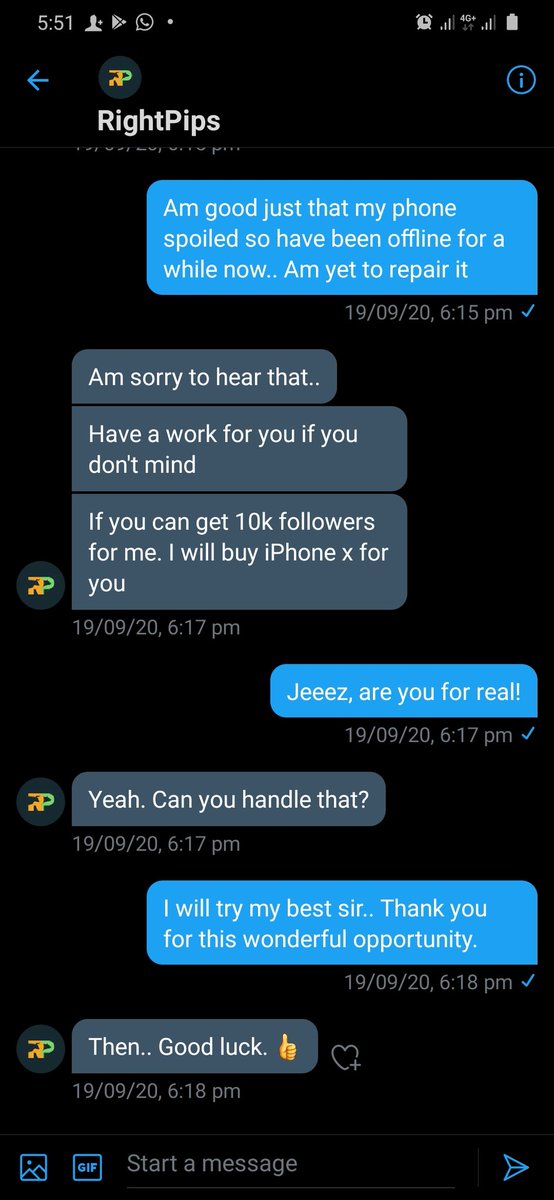 Jendon_'s tweet photo. @SaraCarterDC Please guys 😭😭😭😭😭, I need 10k people to follow @rightpips in order to get a new iPhone from them. 😭😭. Please help me retweet.. Will be much much grateful. Help a brother in need.. 🙏🙏 https://t.co/A9EmF12KLK