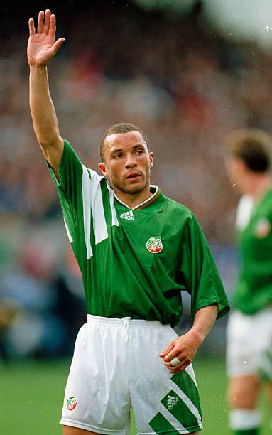 Terry Phelan: Born in Salford to a mother who had emigrated from Tubbercurry in Sligo, Phelan won 42 senior caps between 1991 and 2000. He was awarded the FAI Young International Player of the Year in 1992 and went on to represent Ireland at the 1994 World Cup two years later.