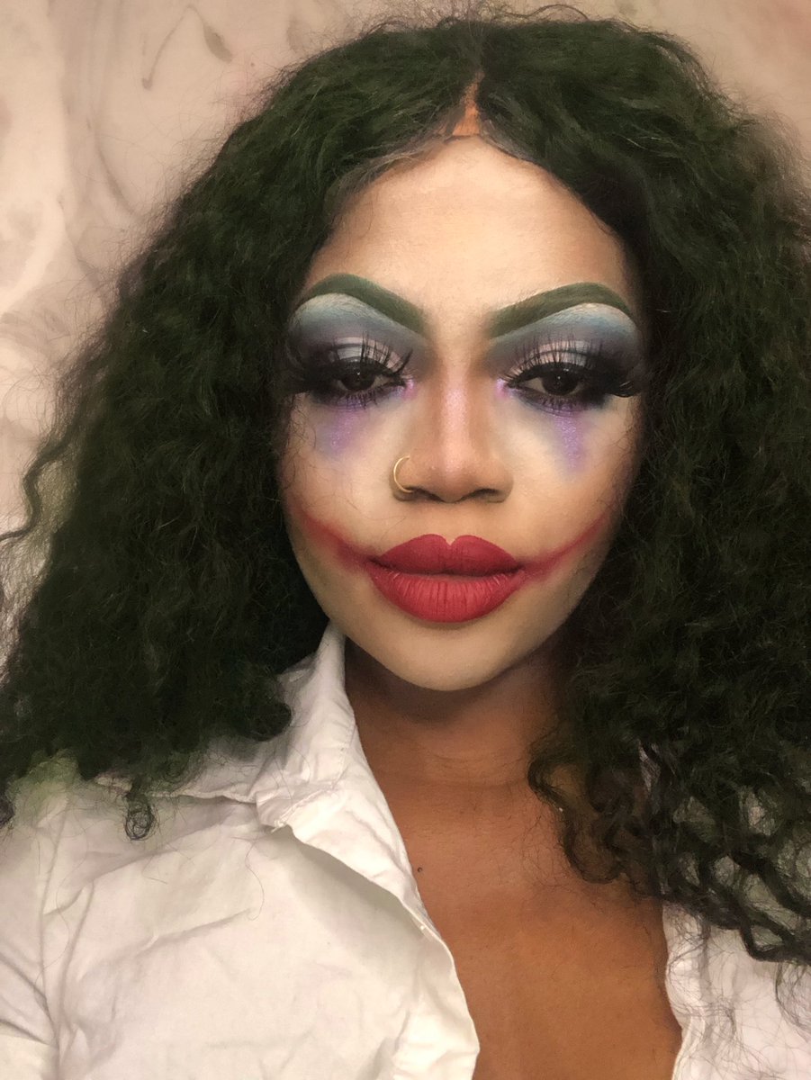 post number seven 31 days of Halloween this look is inspired by The Joker 