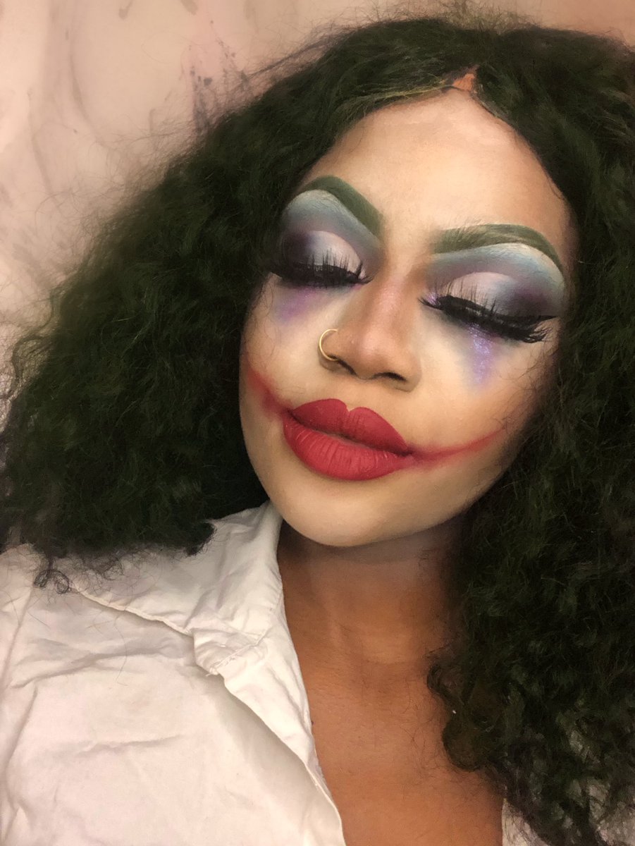 post number seven 31 days of Halloween this look is inspired by The Joker 