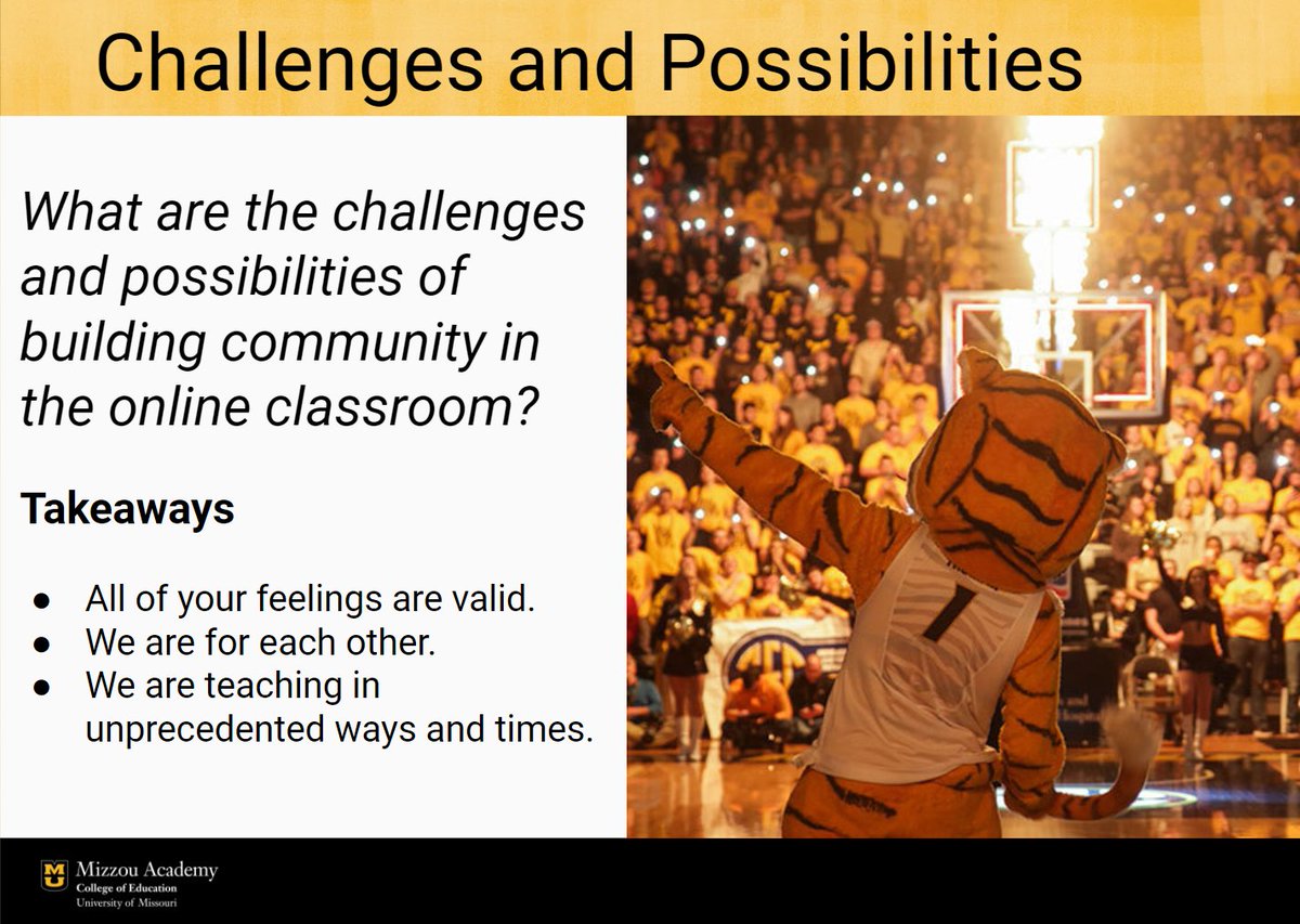 Mizzou Academy (@mizzouacademy) on Twitter photo We enjoyed a wonderful afternoon with the <a href="/westvikings/">West Vikings</a> team! We explored strategies for building classroom community, centering relationships, and cultivating a positive online presence.
<a href="/MizzouEducation/">Mizzou Education & Human Development</a> We enjoyed a wonderful afternoon with the <a href="/westvikings/">West Vikings</a> team! We explored strategies for building classroom community, centering relationships, and cultivating a positive online presence.
<a href="/MizzouEducation/">Mizzou Education & Human Development</a>