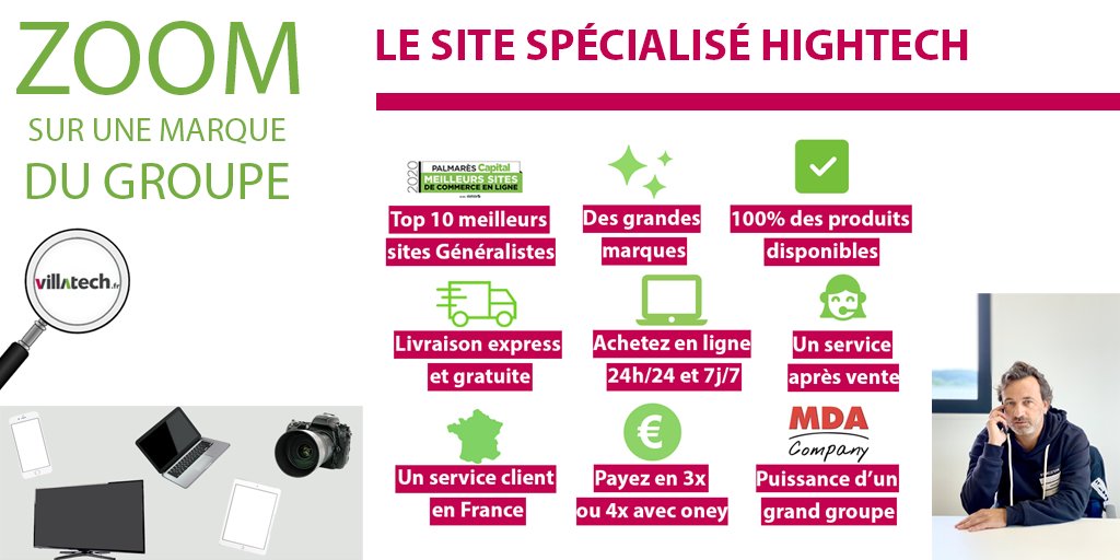VieiraMich's tweet image. 🔎 Zoom @@villa_tech
 Venez vous fournir sur notre site spécialisé Hightech 👌🏼
 N’attendez plus pour commander de la qualité sur villatech.fr ! 
#zoom #villatech #Hightech #TV #ordinateur #téléphone #appareilphoto #sauvezmich #sauvezlesfamilles #sauvezlesemplois