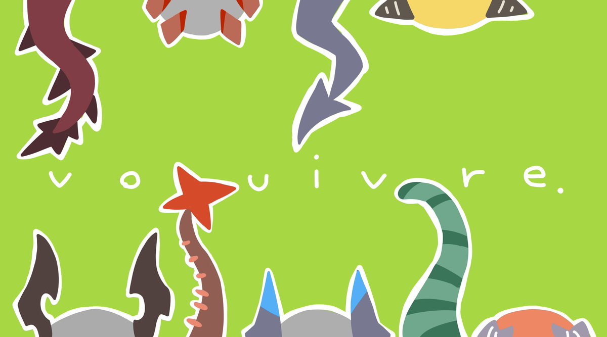 green background horns multiple girls tail dragon horns simple background dragon tail  illustration images