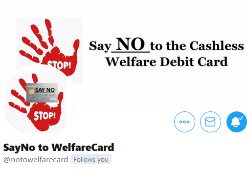 WgarNews's tweet photo. @age_no_barrier @3wombats @CartwheelPrint @xskinn @lynlinking @WhteRbbnAdvocat @BakchosGlass @01000011CS @twtrrr @JennyPineapple2 @Michz45 @MicheleScheffl1 @blakandblack @KingLouisRocks @mark_o_cain @FatherBob @Surfiniae @paulinehollywoo @YaThinkN @virgotweet @libliars @Loud_Lass @ProgressivesQld @LadyPoop2 @RachelQuayle08 @rationalbitch @OddemocracyA @CBRProgressives @bugwannostra @AusPovertyAct @notowelfarecard @rjstrikers @peter_b1953 @MeganKrakouer @JacyntaKrakouer @austdisability @LennaLeprena @RightsLGBTI @L_DeWeaver #SayNoToWelfareCard @notowelfarecard | #WGAREdNote: forced #Work4TheDole on #INDUEcard or #BasicsCard & #CashlessDebitCard aka #ClassWarfareCard #RaceWarfareCard are #FullOfRedTape.. #Costing10000DollarsPerPersonAnnuallyToAdministerCDC cc @DougLMC @BethanyinCBR @FordfgFalcon https://t.co/GMqohKSRQa