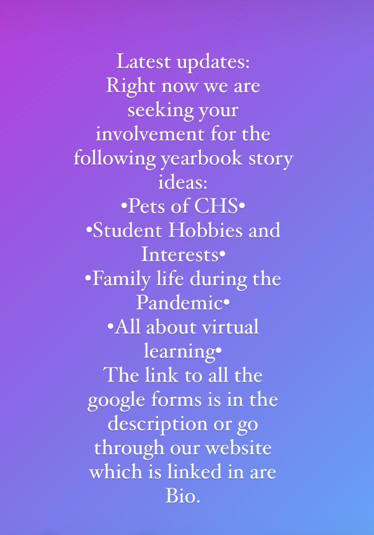 Clahischo's tweet photo. You have to go through are website to get the links for these google forms. https://t.co/h1Gooi6Oox