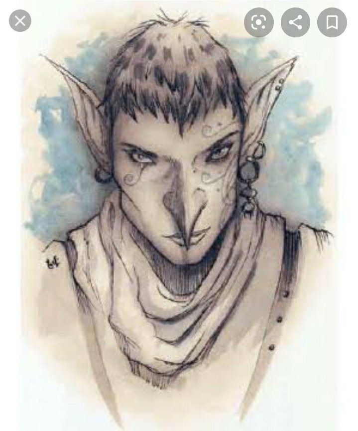 The weakest of the bunch were the fast Avorals, bird-like humanoids that served as scouts and messengers. (2e Avoral by  @TonyDiTerlizzi). 3/x
