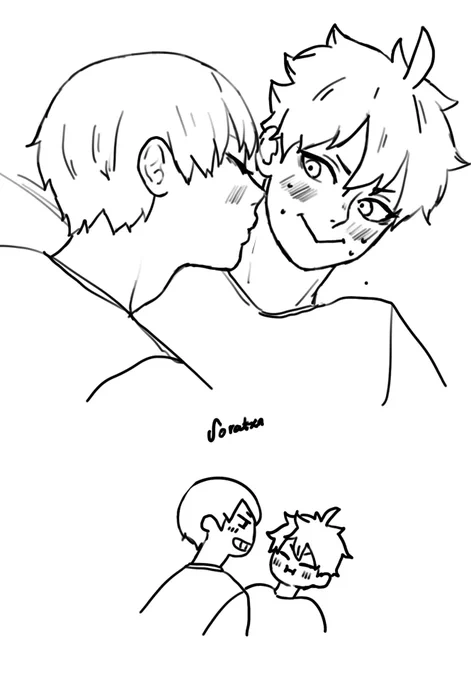 #inktober2020 day 7! #kagehina subo esto que hice hace unos días xq debo estudiar, duérmanse los amo 