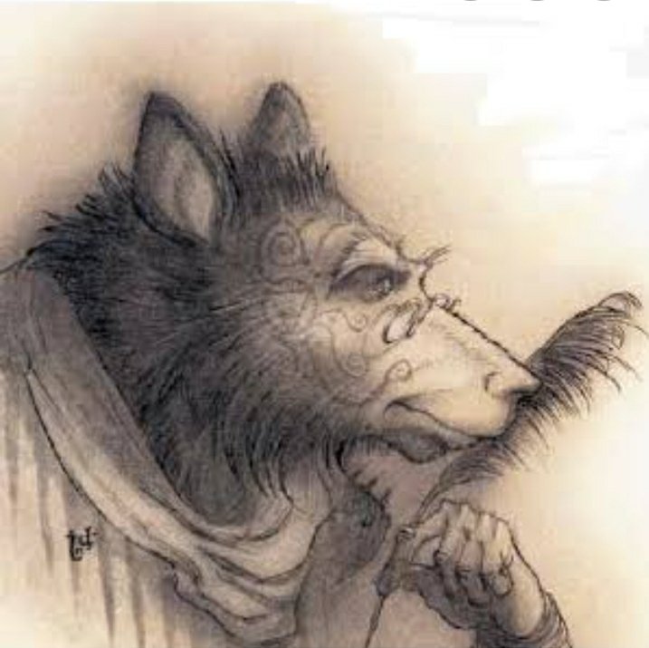 The lorekeepers of the Guardinals were the bear-like Ursinals (maybe  @GailSimone is one?). They were physically strong, but preferred to use their intellects. (2e illo by  @TonyDiTerlizzi 7/x