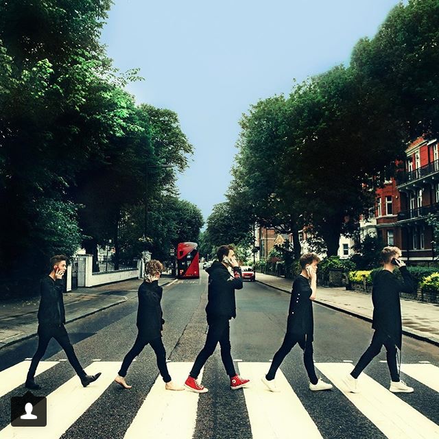 ofc we all know the famous Abbey Road album cover