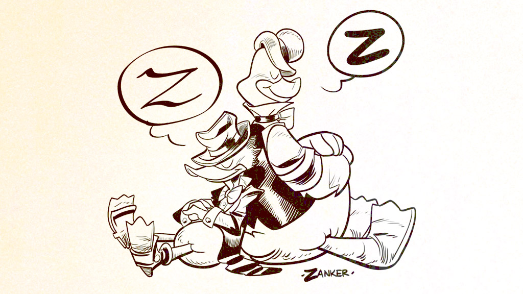 theZanker's tweet photo. #Ducktober 6/27
A couple of lazy gooses.
#GladstoneGander #GusGoose #DuckTales #CarlBarks #Paperone #digitalart https://t.co/mGgEQqq6iD